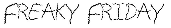 Freaky Friday font preview
